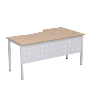 Стол эргономичный Stil на металлических опорах с металлическим экраном