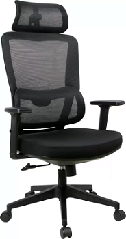 Кресло Everprof Work Сетка-ткань Черный