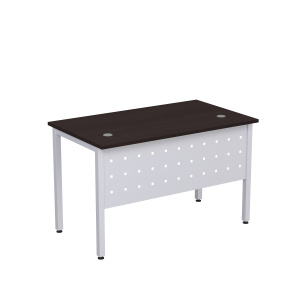 Стол прямой Stil на металлических опорах с металлическим экраном