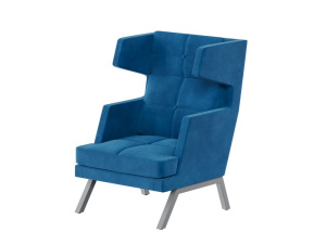 ALDO кресло высокое с декором из пуговиц