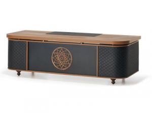 Стол руководителя REGAL 2100 (Barok/Black)