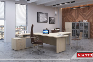 Тумба приставная VIANTO 1080 c замком (дуб "Konti")