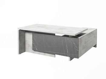 Стол руководителя Magenta 1700L (Минерал)