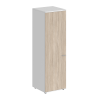 Гардероб Staillex высокий узкий глубокий (дуб светлый/белый)