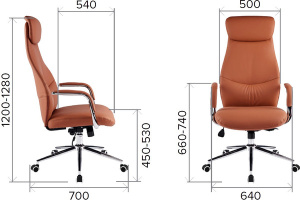 Кресло Everprof Bell Экокожа Черный