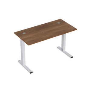 Стол рабочий прямолинейный Stil на L-образных опорах с кабель-каналом