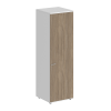 Гардероб Staillex высокий узкий глубокий (дуб темный/белый)
