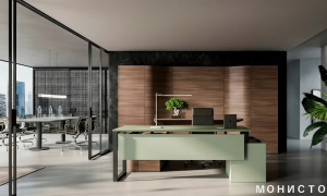 Стол Монисто с опорной тумбой М176