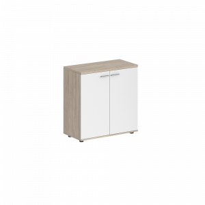 Шкаф Staillex низкий широкий (белый/дуб светлый)