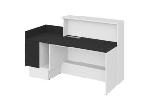 Ресепшн Platinum левый модуль, одноместный (с подсветкой и без)