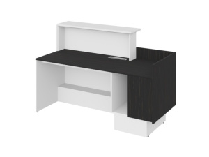 Ресепшн Platinum правый модуль, одноместный (с подсветкой и без)