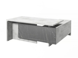 Стол руководителя Magenta 1900L (Минерал/Камень)