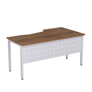 Стол эргономичный Stil на металлических опорах с металлическим экраном