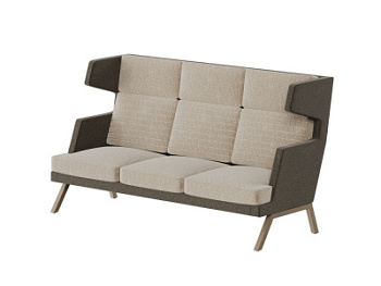 ALDO диван трёхместный высокий