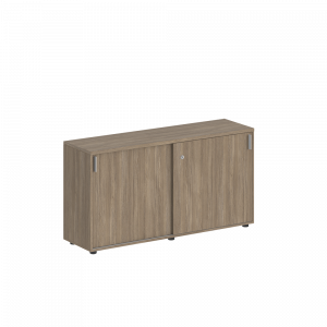 Шкаф-купе Staillex 1238 низкий с замком (дуб темный)