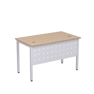 Стол прямой Stil на металлических опорах с металлическим экраном