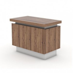 Этажер OFISHCI ATLAS 1000 (Afzelia/White)