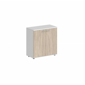 Шкаф Staillex низкий широкий (дуб светлый/белый)