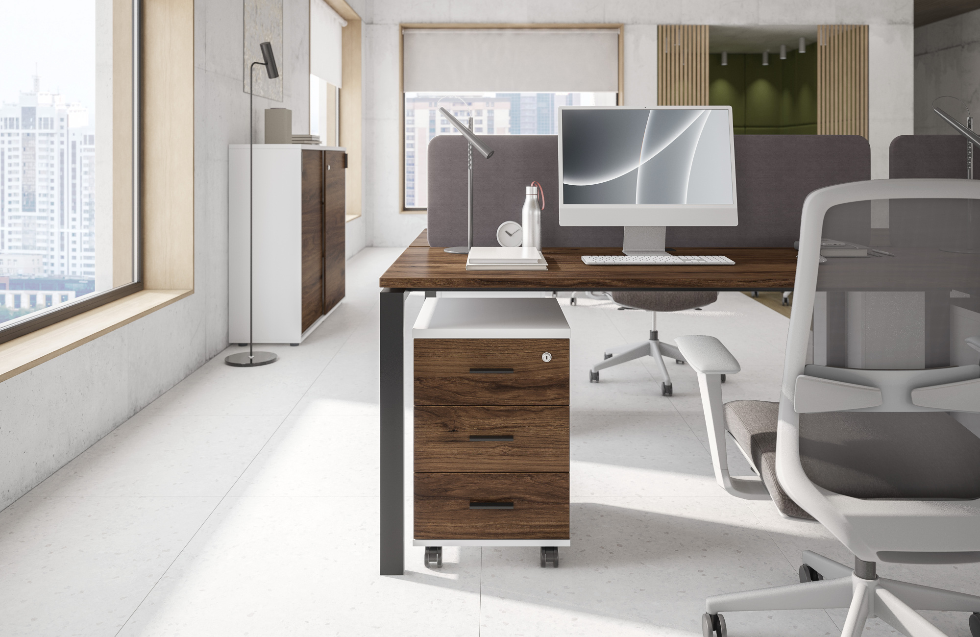 Тумба подкатная Staillex с замком