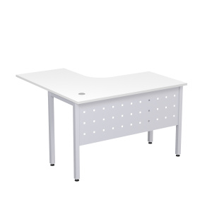 Стол эргономичный угловой Stil на металлических опорах с металлическим экраном