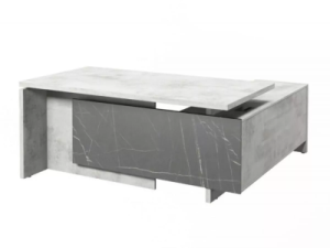 Стол руководителя Magenta 2100L (Минерал/Камень)