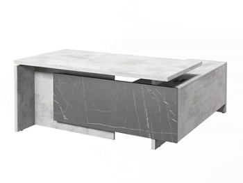 Стол руководителя Magenta 2100L (Минерал)