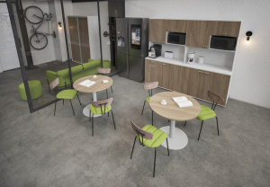 Стол круглый Staillex Met 900