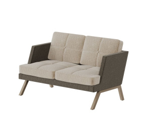 ALDO диван двухместный с декором из пуговиц