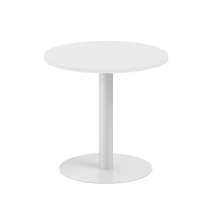 Стол круглый Staillex Met 800 (белый)
