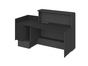 Ресепшн Platinum левый модуль, одноместный (с подсветкой и без)