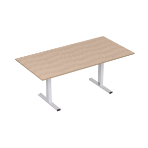 Стол для переговоров Stil на T-образных опорах с кабель-каналом