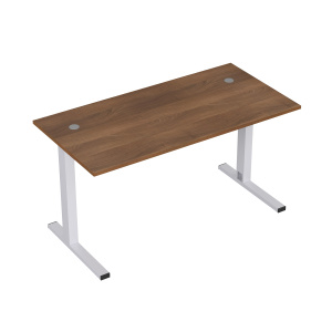 Стол рабочий прямолинейный Stil на L-образных опорах с кабель-каналом