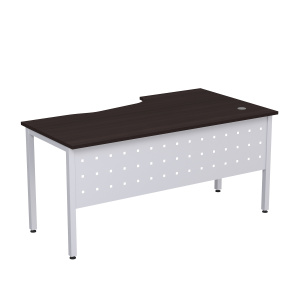 Стол эргономичный Stil на металлических опорах с металлическим экраном