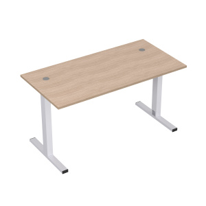 Стол рабочий прямолинейный Stil на T-образных опорах с кабель-каналом