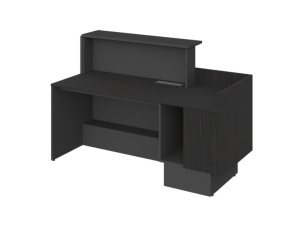 Ресепшн Platinum правый модуль, одноместный (с подсветкой и без)