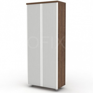 Шкаф со штангой OFISHCI MDF (Afzelia/White)