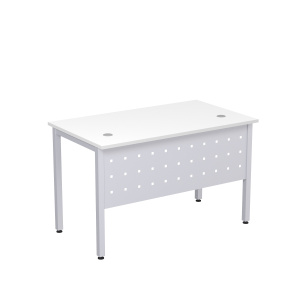 Стол прямой Stil на металлических опорах с металлическим экраном