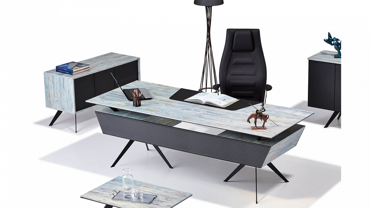 Стол руководителя SPACE 2200 (Barok/Black)