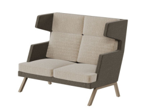 ALDO диван двухместный высокий (Категория 1)