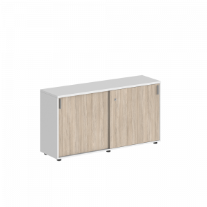 Шкаф-купе Staillex 1238 низкий с замком (дуб светлый/белый)