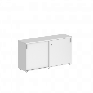 Шкаф-купе Staillex 1438 низкий с замком (белый)