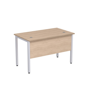 Стол прямой Stil на металлических опорах с экраном ЛДСП