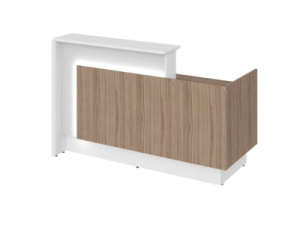 Ресепшн Platinum левый модуль, одноместный, с подсветкой