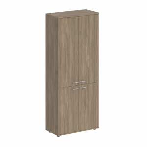 Шкаф Staillex высокий широкий 4 двери (дуб темный)