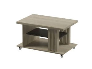 Стол журнальный PULSAR (Дуб/Бетон)