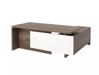 Стол руководителя Magenta 1900L (Орех)