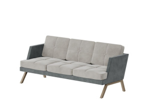 ALDO диван трёхместный с декором из пуговиц