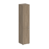 Шкаф Staillex высокий узкий 2 двери (дуб темный)