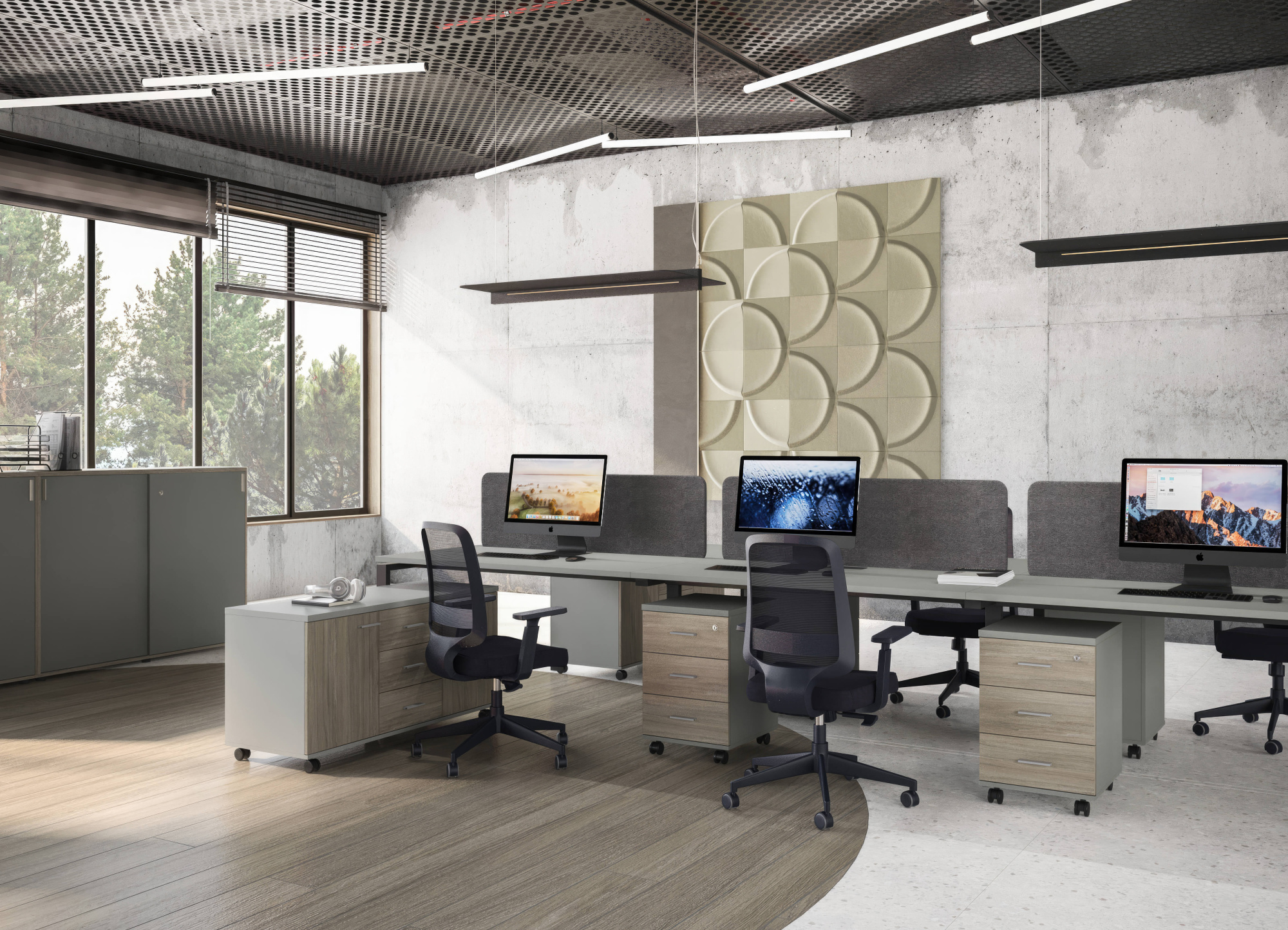 Тумба подкатная Staillex с замком