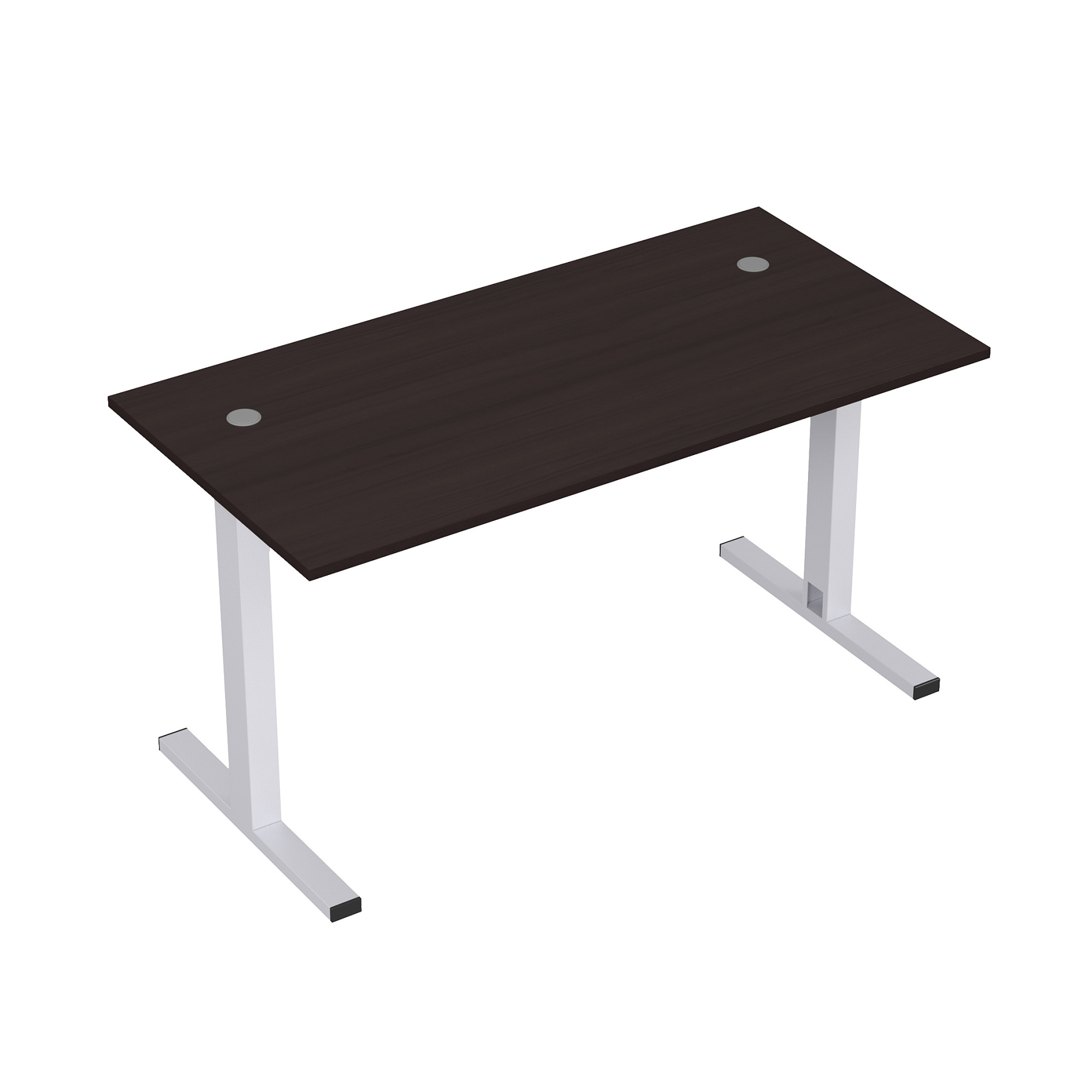 Стол рабочий прямолинейный Stil на T-образных опорах с кабель-каналом